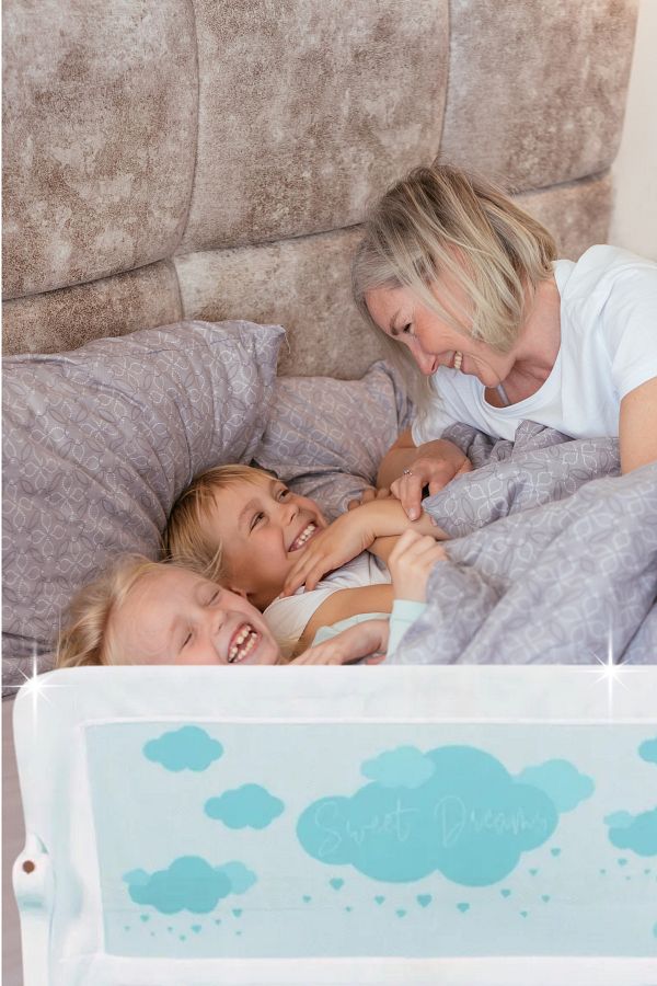 GUİMO-Guimo 110cm Patterned - Foldable Bed Barrier Folding Bed Frame 1