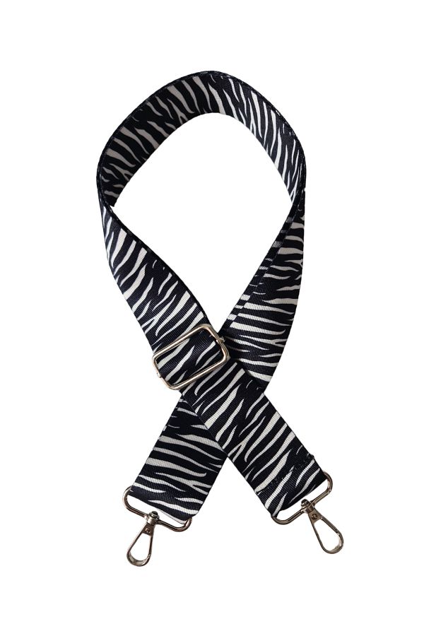 Gloria-Adjustable Polyester Column Bag Handle - Zebra Pattern / 120 cm 1