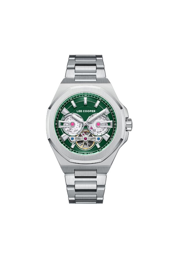 Lee Cooper-LEE COOPER Men Automatic Dark Green Dial Watch - LC08124.370 1