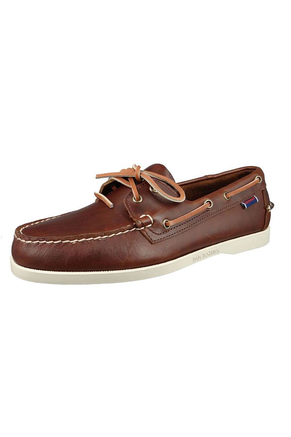 Sebago-Herren Segel-/bootsschuhe Halbschuhe Docksides 70000g0 Braun 900 Brown Leder 1