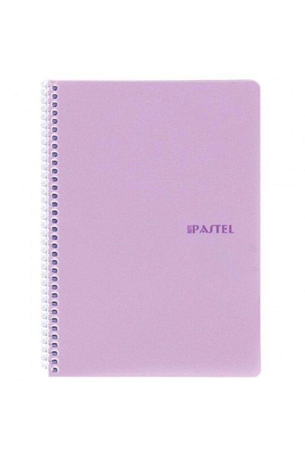 KESKİN COLOR-100 Sheets 17x24 Pastel Spiral Plastic Cover Checked Notebook 1