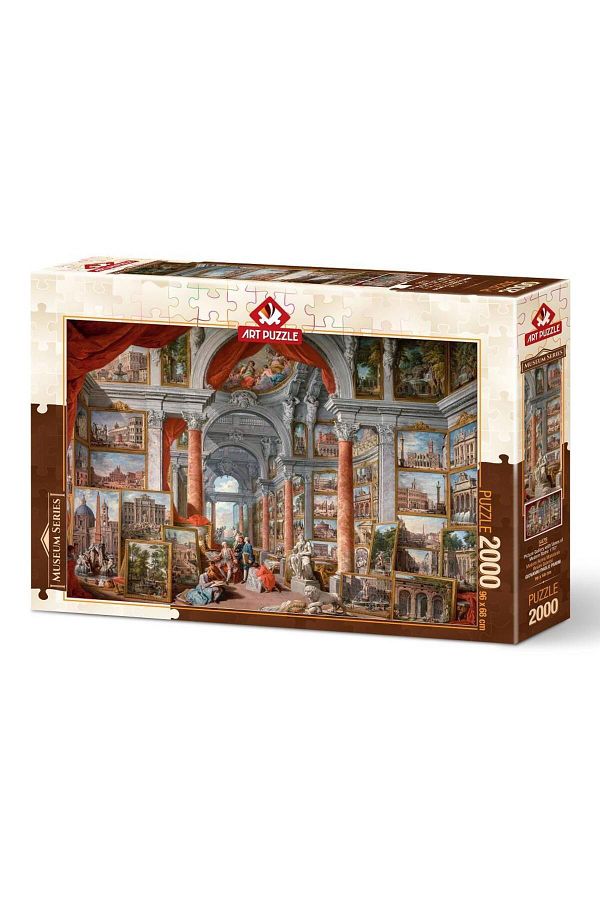 Art Puzzle-معرض لوحات المناظر الطبيعية الرومانية الحديثة، (1757) لغز 2000 قطعة 1