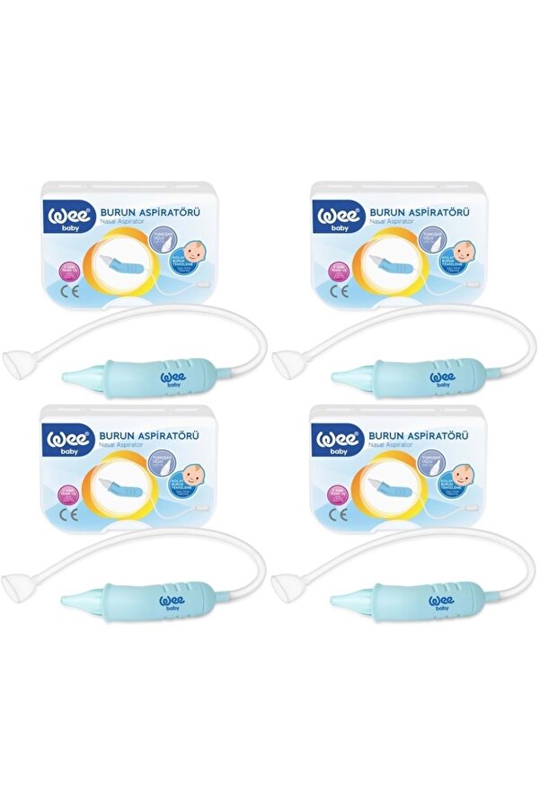 Wee Baby Burun Aspiratörü Nasal (Yeni Saklama Kabı Kutulu) (4 Lü Set) (WEE162)