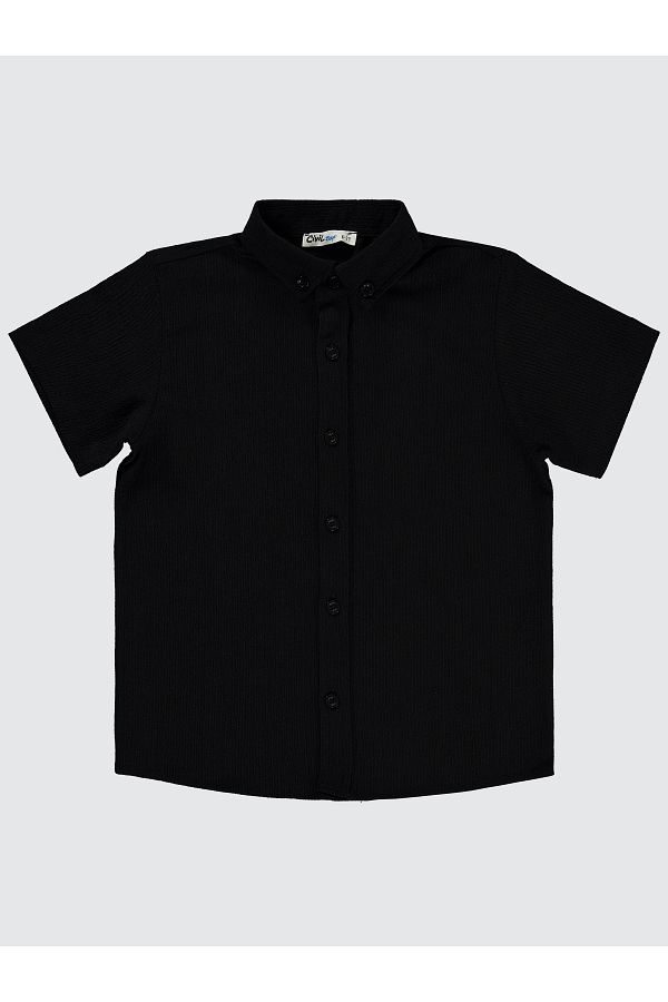 Civil Boys-Boy's Shirt 6-9 Years Black 1