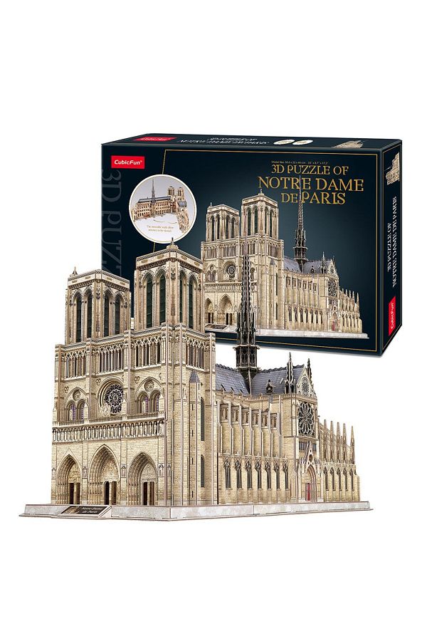 Cubic Fun-Cubic Fun - Puzzle 3D Notre Dame (Nivel Complex 293 Piese) 1