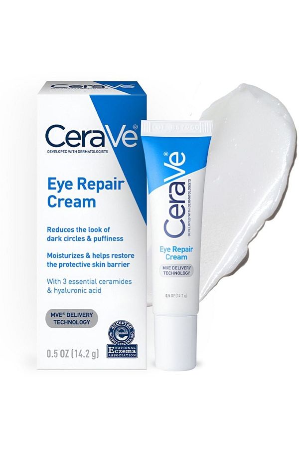 CeraVe-كريم إصلاح العيون | كريم تحت العين للهالات السوداء والانتفاخات (14 مل) 👁️✨ 1