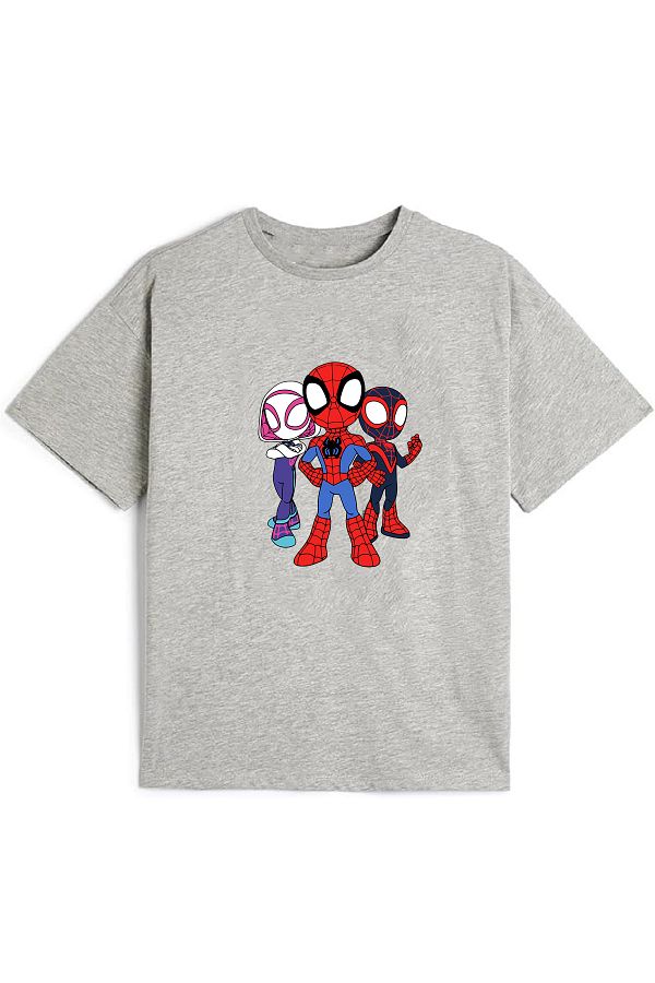 makiteks-Tricou din bumbac pentru băieți și copii 5-14 ani Spidey și prietenii 1