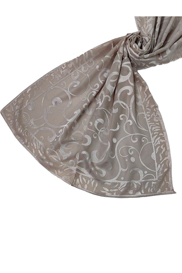 mim eşarp-Egyptian Scarves Ethnic Patterned Devore Shawl 1