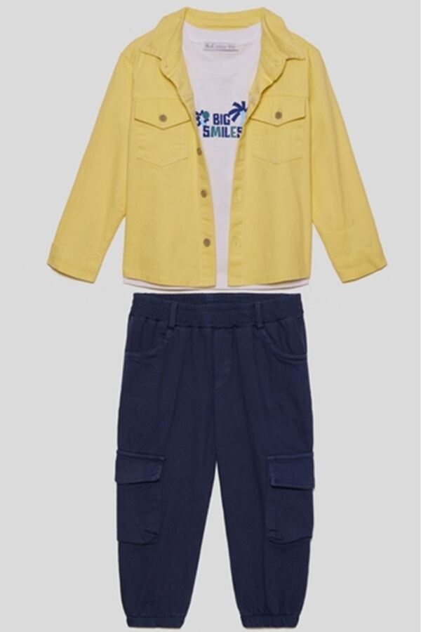 Nk Kids NK 48607 CANARY GÖMLEK 1/4 SARI