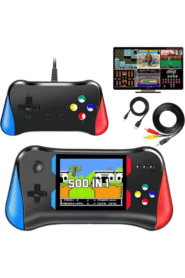 SUP-Video Game Console X7M Handheld Game Player HD/AV Output Built-in 500 Games 1