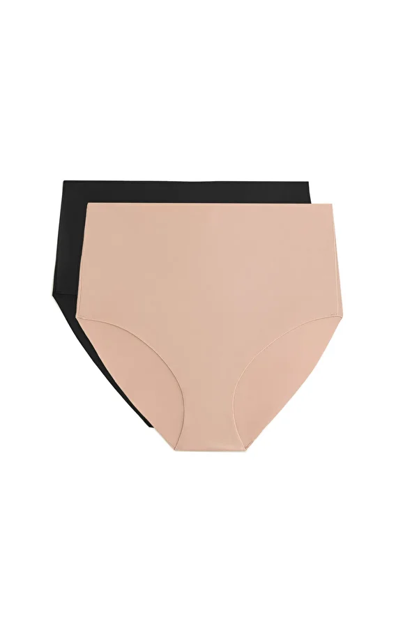 Oysho-2 invisible polyamide blend medium-support classic briefs 1