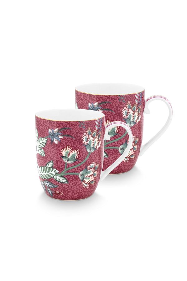 Pip Studio-Set of 2 porcelain cups, Pip Studio, 145ml, Flower Festival collection 1