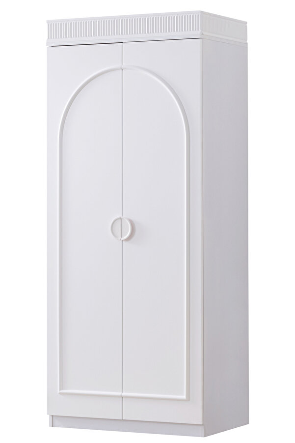 Setay Gardırop, Dolunay 2 Kapaklı Dolap - Beyaz