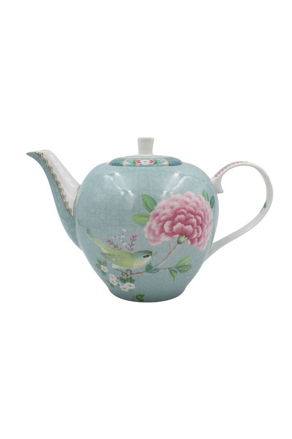 Pip Studio-Porcelain teapot, Pip Studio, Bleu, 1.6l, Blushing Birds collection 1