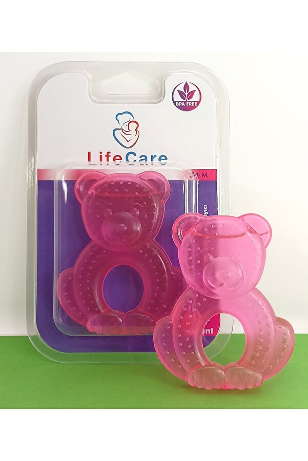 LifeCareBaby Sulu diş kaşıyıcı pembe