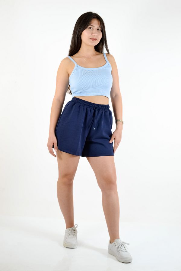 BUSEM-Short Shorts with Elastic Waist 1