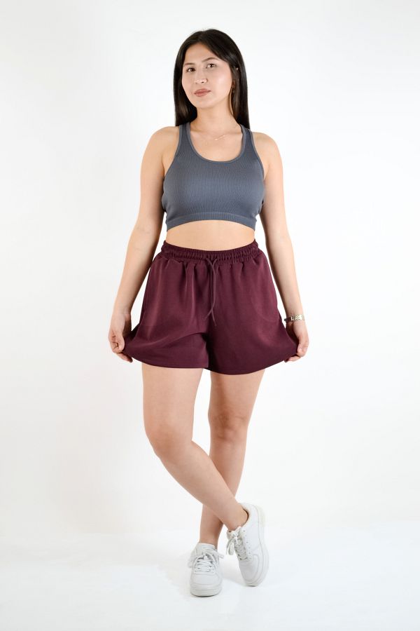 BUSEM-Short Shorts with Elastic Waist 1