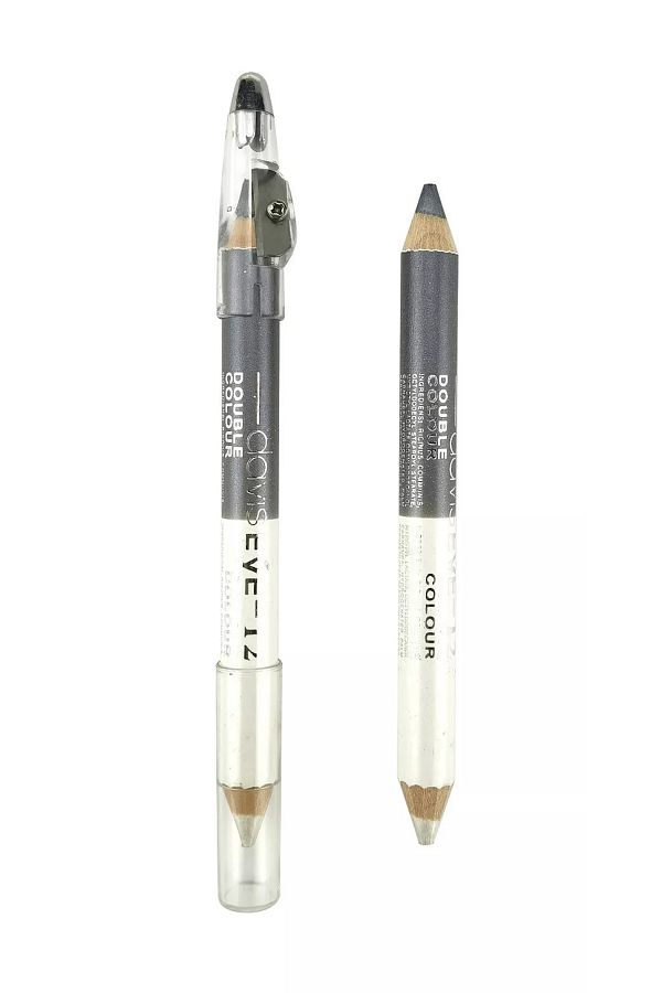 Davis-Double Color Eyeliner Riding Eye Pencil – Waterproof, with Sharpener, Jumbo 1
