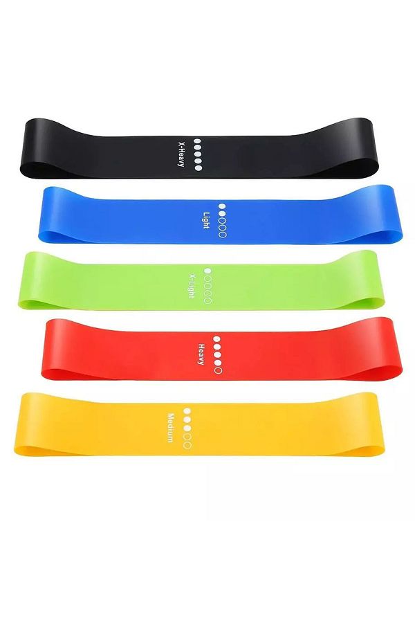 Jet-5 Different Levels Squat Band Set Resistance Rubber for Pilates and Aerobic Exercise 1