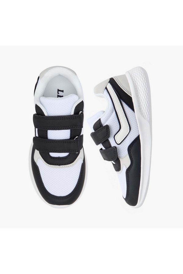 LBL by Shoexpress-Colourblock Sneakers with Hook and Loop Closure 1