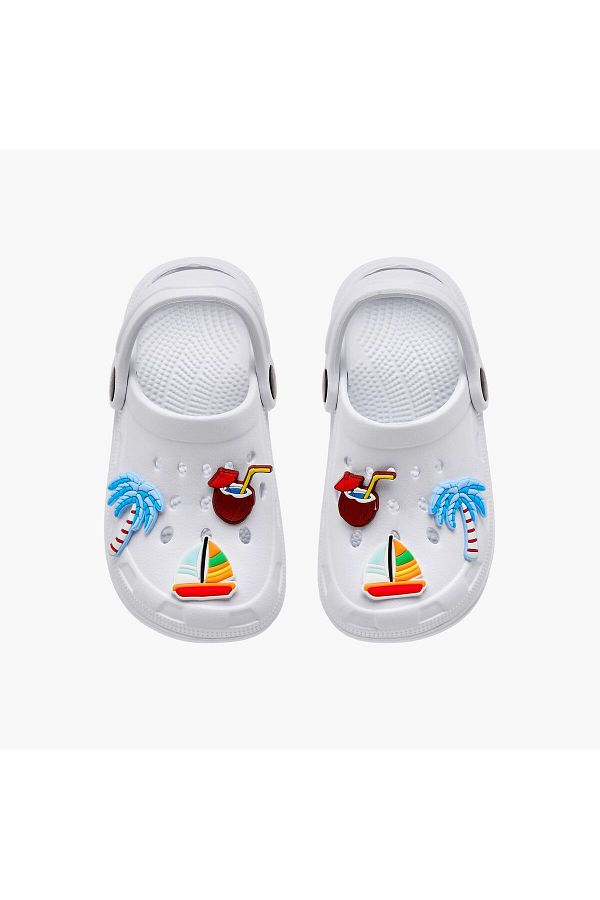 LBL by Shoexpress-LBL by Shoexpress Applique Detail Clogs with Backstrap 1