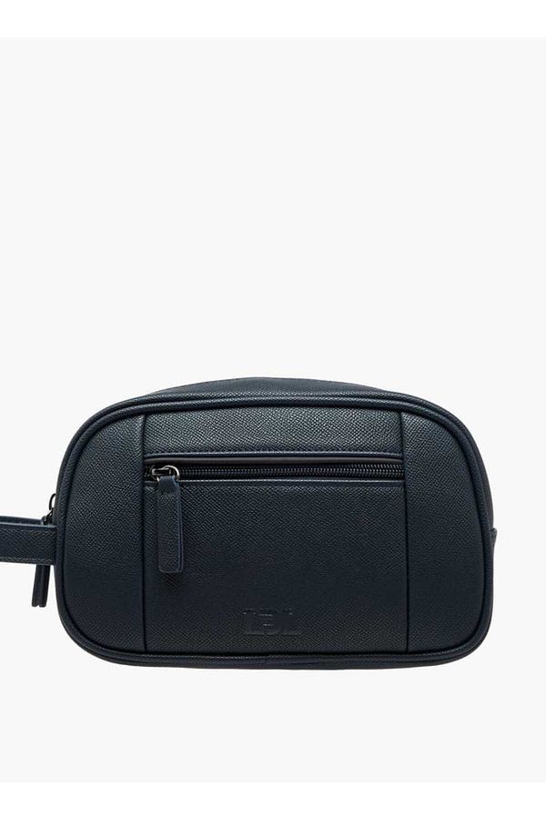 LBL by Shoexpress-Textured Pouch with Handle and Zip Closure 1