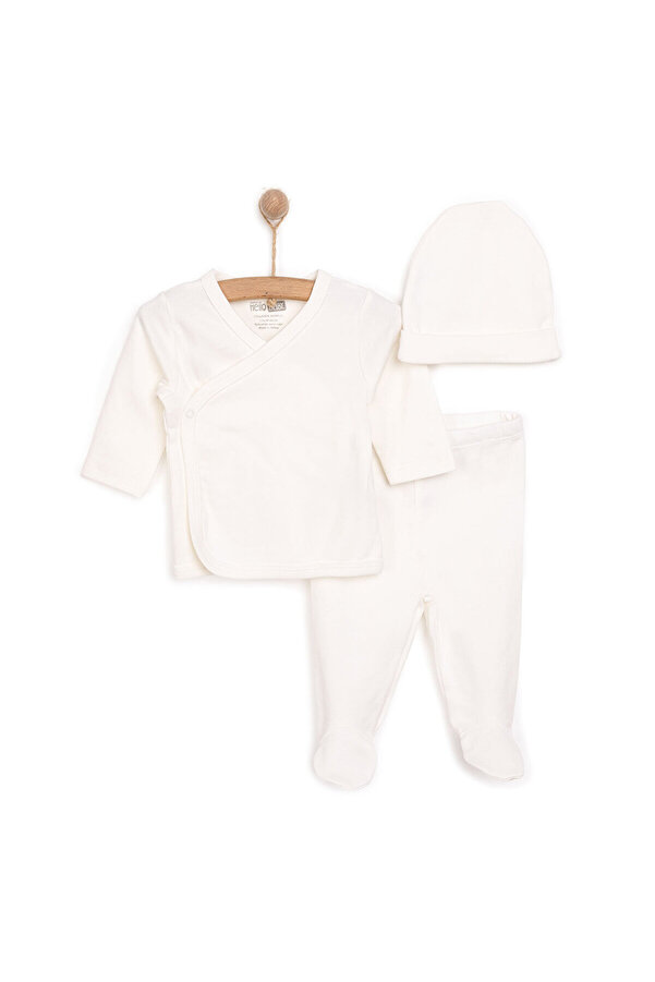 ebebek Hello Baby HelloBaby Yenidoğan Zıbın-Şapka-Patikli