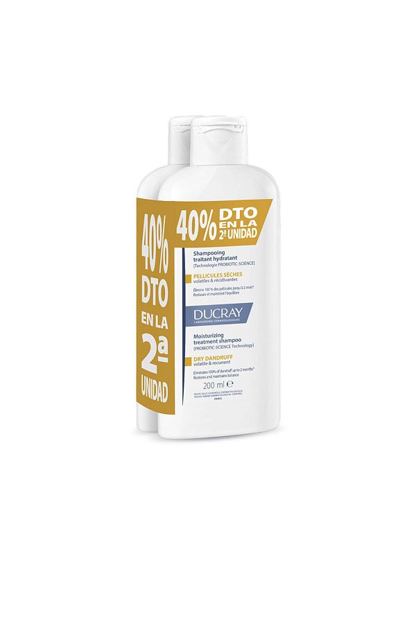 Ducray-Kelual Squanorm Shampoo Gegen Trockene Schuppen, Packung 2 X Ducray 400 ml 1