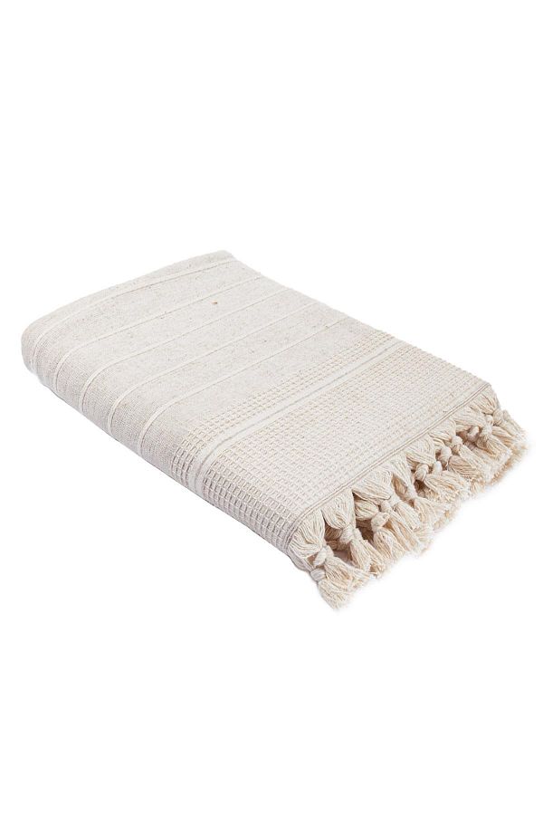 Ecocotton-Prosop de baie Arden 100% bumbac organic amestecat prosop de cânepă bej 70x140 cm 1