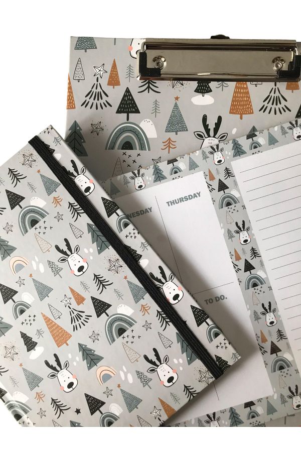 Adalinhome-Atakids Lizy Secretarial File, Notebook and Weekly Planner Set of 3 1
