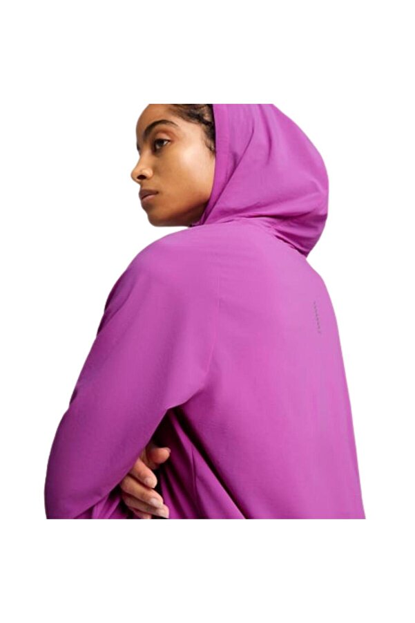Puma Women's Running Jacket Purple Puma Run Velocity Woven
