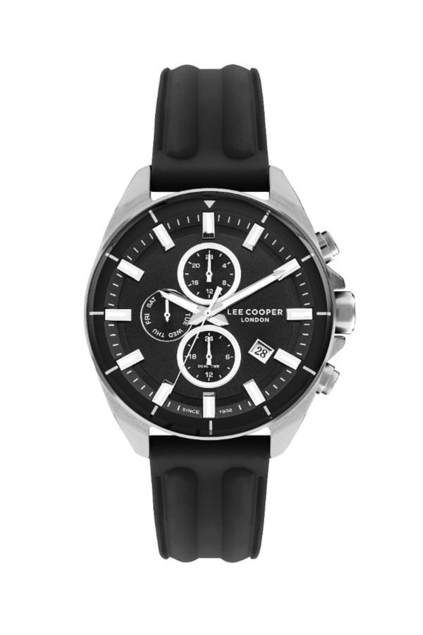 Lee Cooper-Lee Cooper Men Multi Function Black Dial Watch - LC07881.351 1