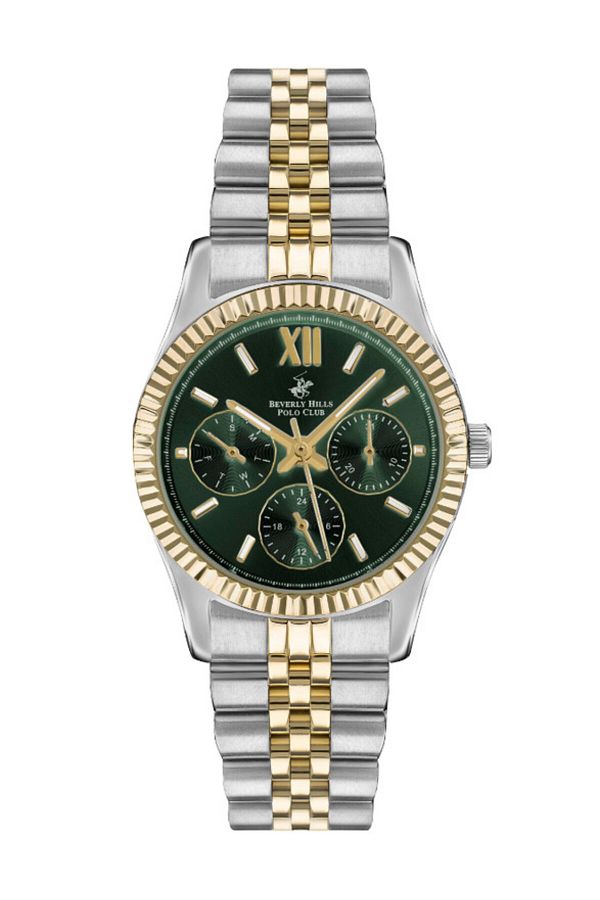 Beverly Hills Polo Club-Women's Multi Function Green Dial Watch - BP3169C.270 1