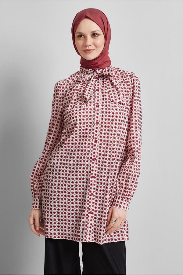 Alvina-Patterned Tunic Model No: 45400 1