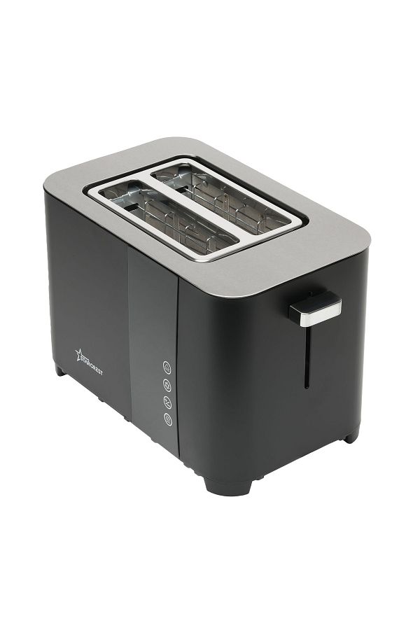STARCREST-Prajitor de paine digital STARCREST SDT-850BLK, 850 W, 2 felii, Display Led Touch, 4 Functii, Negru 1