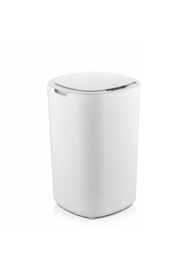 Choice-white Intelligent waste bin automatic sensor flip lid waste classification home office kitchen bathr 1
