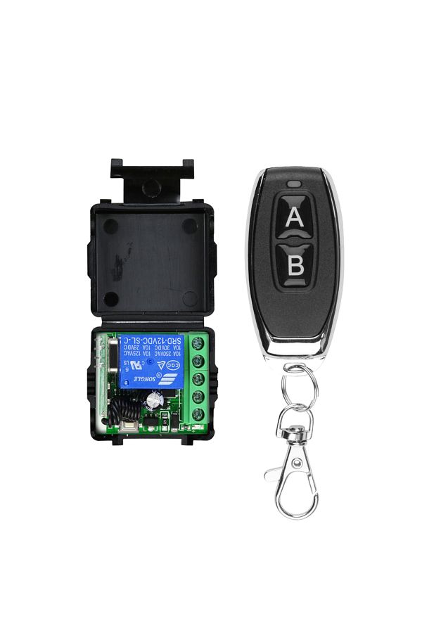choice2-1receiver 1remote 433Mhz Remote Control Wireless Switch DC 12V 1CH RF 10A Relay Receiver and 2CH Tra 1