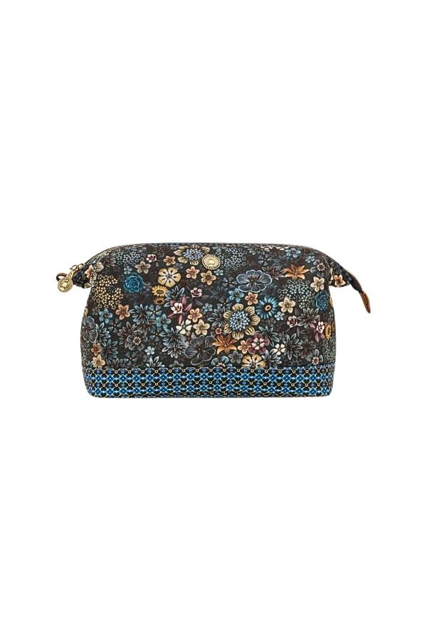 Pip Studio-Geantă pentru cosmetice, Purse Large, Pip Studio, Blue, 26x18x12 cm, colecția Tutti i Fiori 1