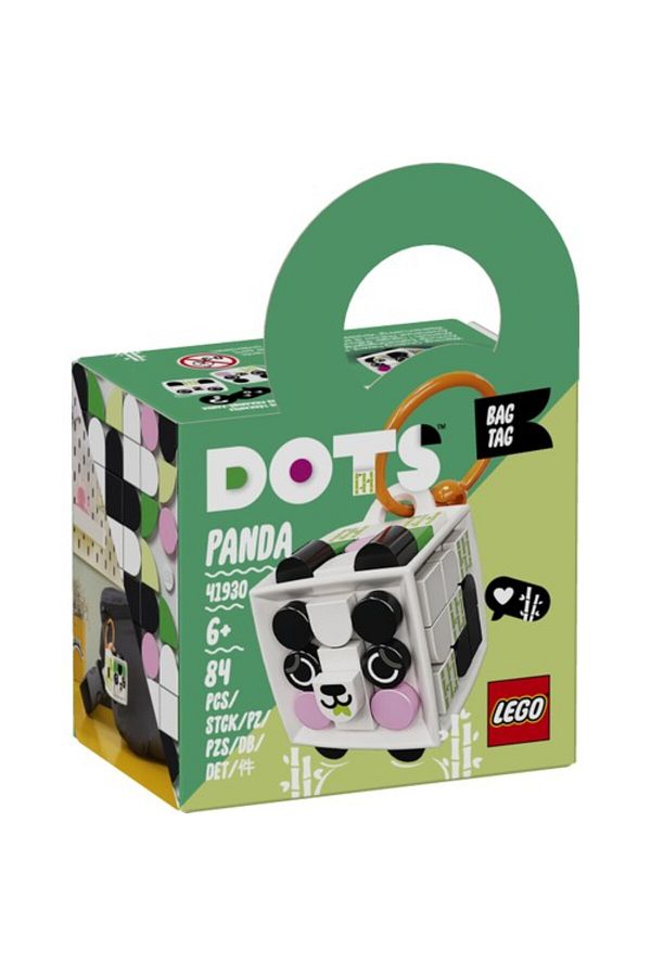 LEGO-Dots 41930 Bag Tag Panda 1