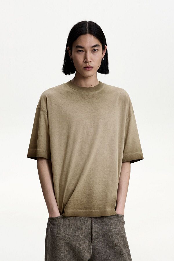 Bershka-Long sleeve boxy fit T-shirt 1
