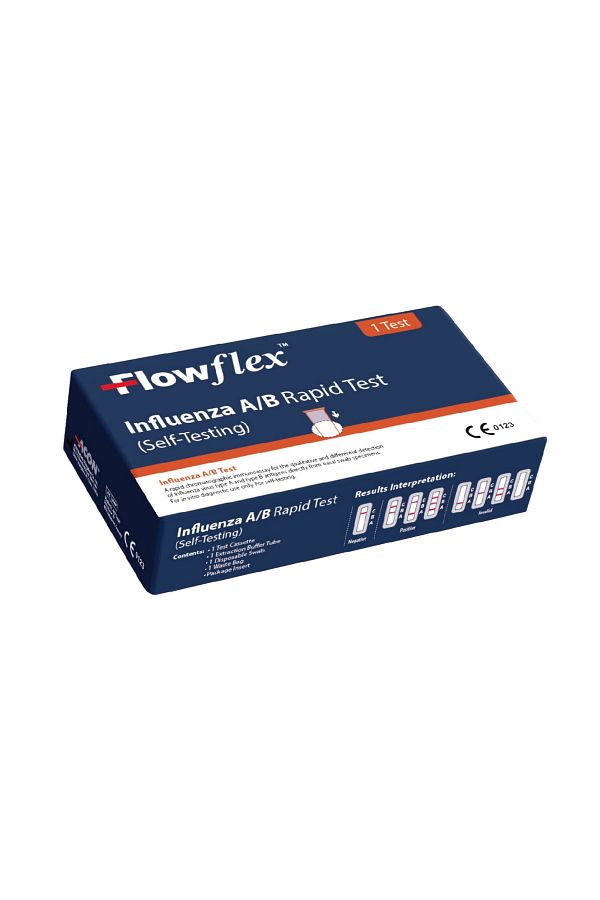 FLOWFLEX-FLOW FLEX INFLUENZA A/B RAPID TEST SINGLE 1