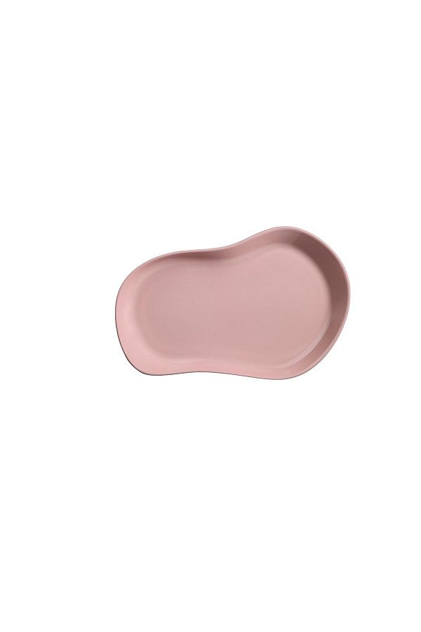 Kütahya Porselen-Set farfurii pentru barca Pink Scallop 2 bucăți 28x19 cm 1