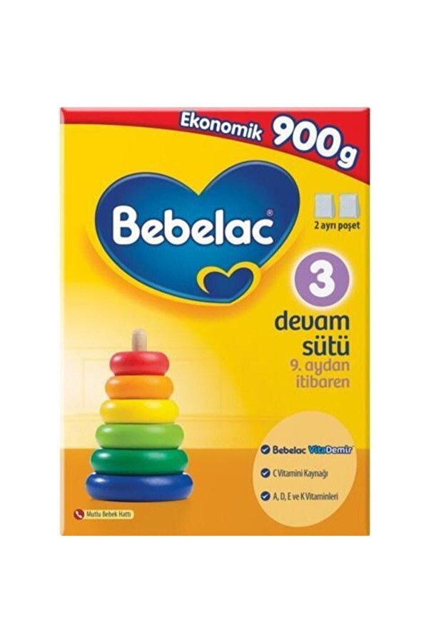 Bebelac 3 Devam Sütü 9+ Ay 900 gr