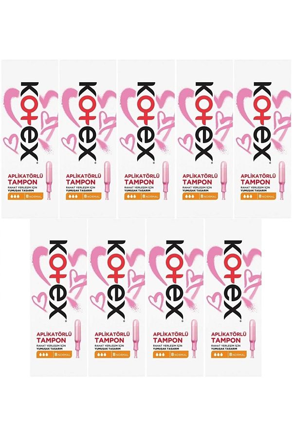 Kotex-9 Pack 72 Piece Buffer Set with Applicator 1