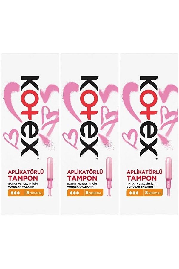 Kotex-Normal 24-Piece Applicator Buffer Set (3Pk*8) 1