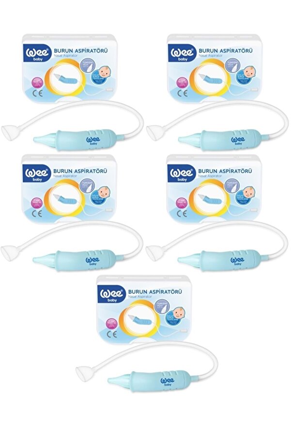 Wee Baby Burun Aspiratörü Nasal (Yeni Saklama Kabı Kutulu) (5 Li Set) (WEE162)