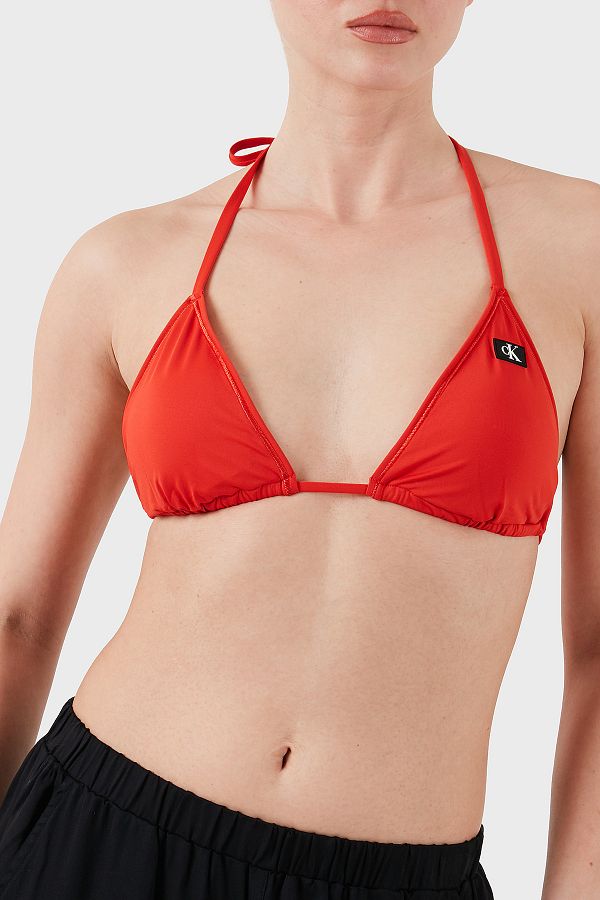 Calvin Klein-Μπικίνι Calvin Triangle με λογότυποKW0KW02343 XM8 1