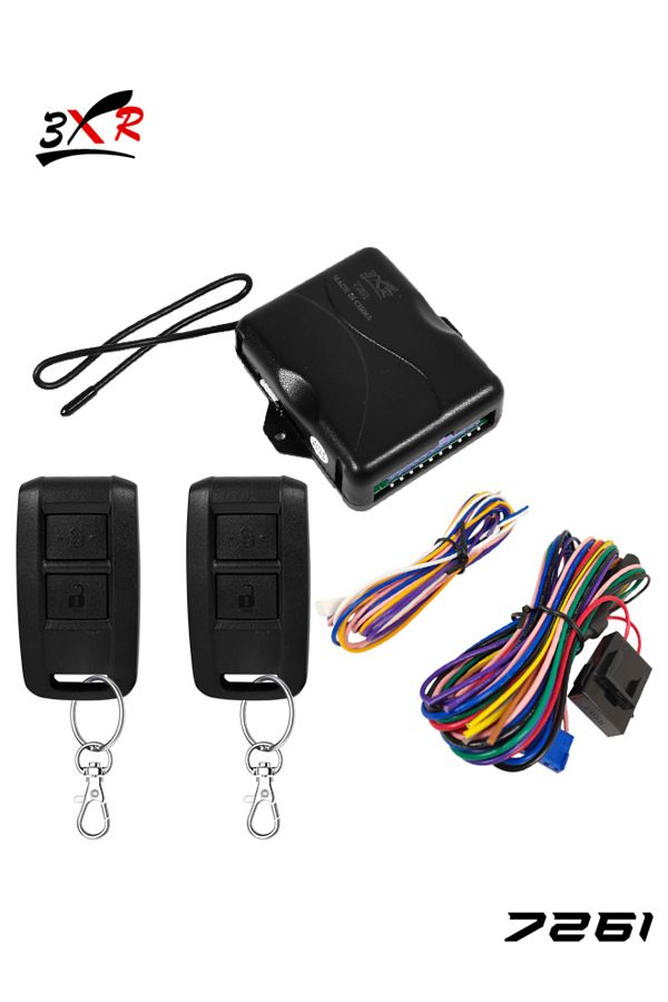 3XR-Car Keyless Entry System with Remote Lock/Unlock, Trunk Release, Window Closer, Universal Fit 1