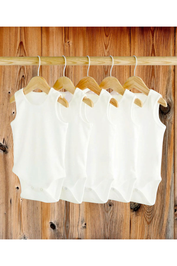 yzc home size dair... 5li Bebek Atlet Body Beyaz