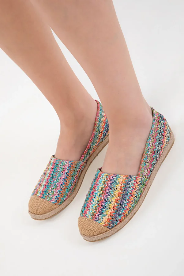 SOHO-Multi Wicker Damen-Ballerinas 20450 1